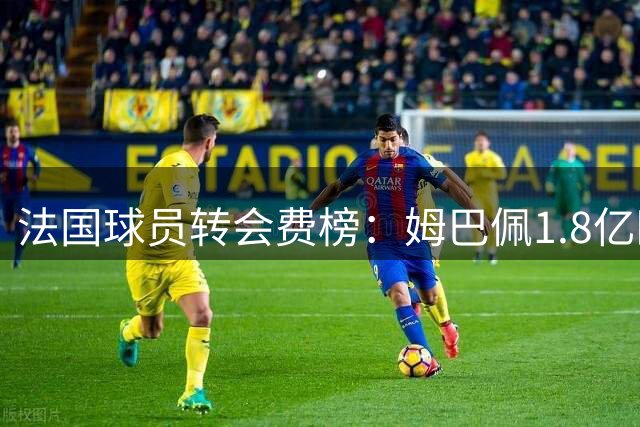 法国球员转会费榜：姆巴佩1.8亿欧最贵，登贝莱第二巴尔科拉第三